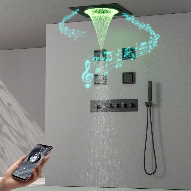 Juego de Ducha LED Inteligente - Spa & Wellness Earth City Москва Шелепиха reseña y precio