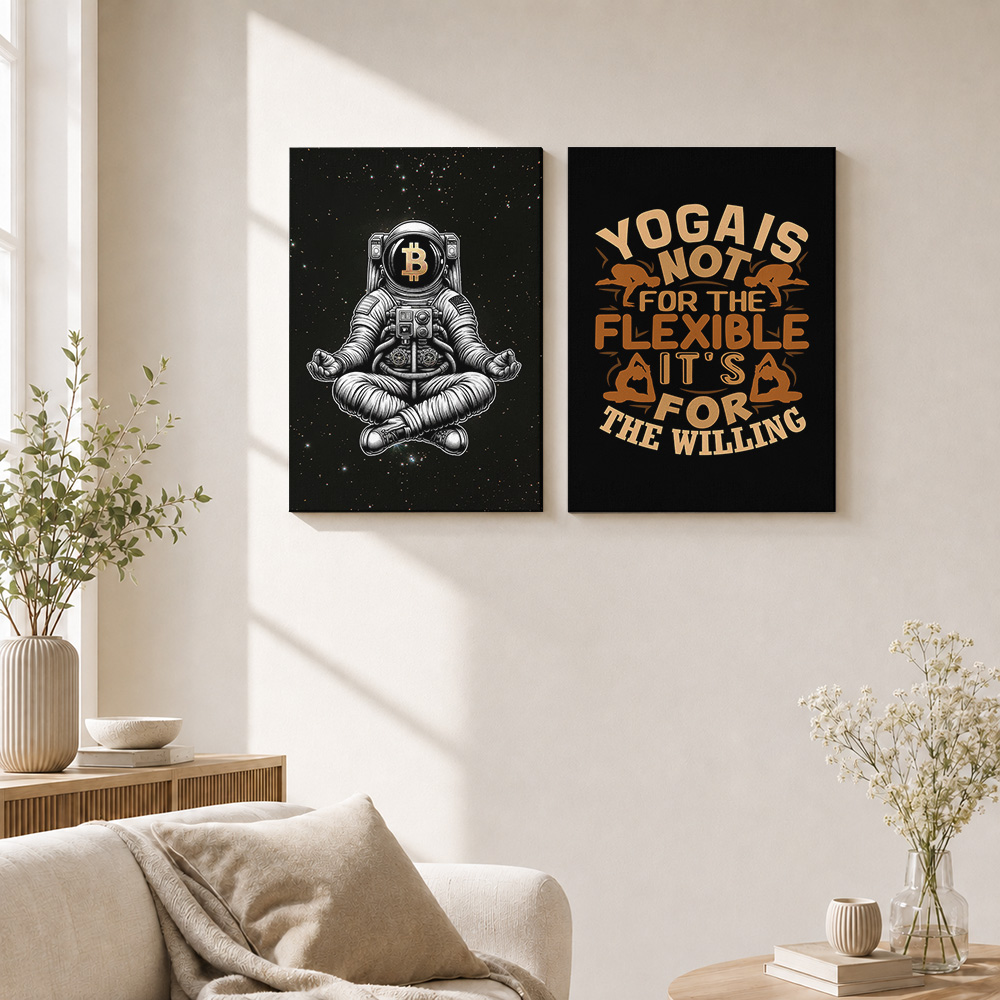 Póster impreso en lienzo de yo - Spa Wellness Yoga reseña y precio