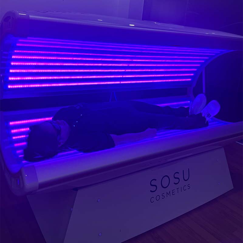 Cabina de Bronceado Acrílica – - Spa Wellness Salon reseña y precio