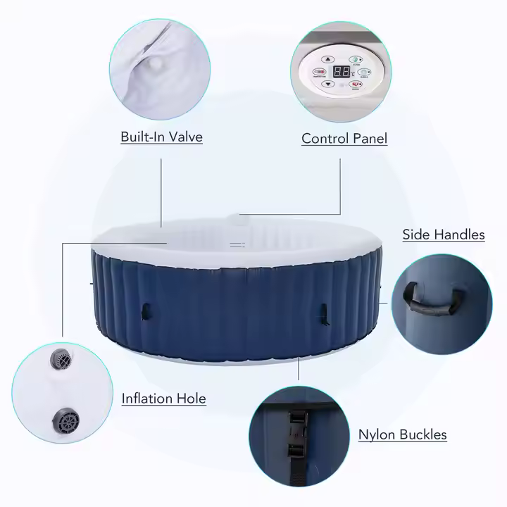 Jacuzzi Inflable Redondo para  - Spa & Wellness Earth City Москва Шелепиха reseña y precio