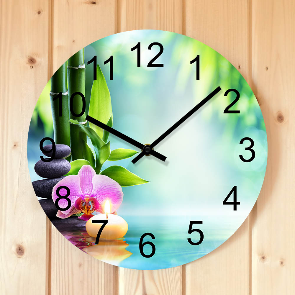 Reloj de pared silencioso con  - Spa Wellness Salon reseña y precio