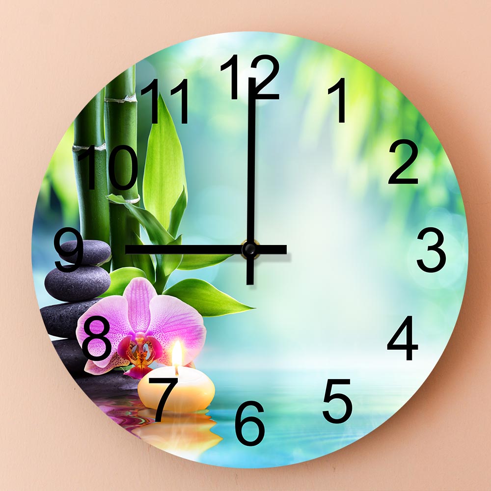 Reloj de pared silencioso con  - Spa Wellness Salon reseña y precio