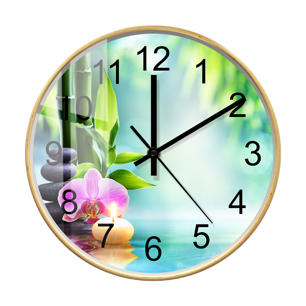 Reloj de pared silencioso con  - Spa Wellness Salon reseña y precio