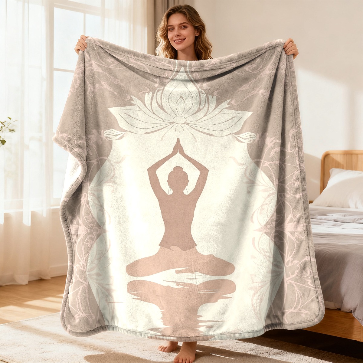 Manta de Yoga de Lujo con Dise - Spa Wellness Yoga reseña y precio
