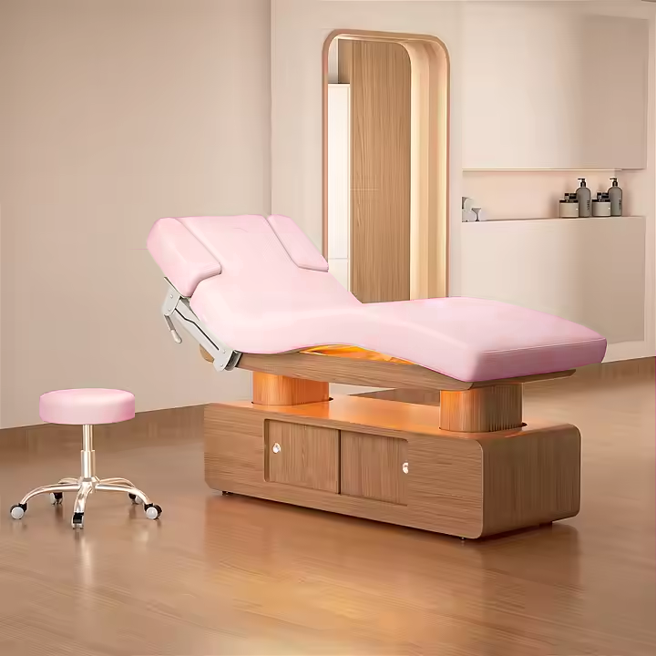 Cama de belleza rosa de lujo c - Spa Wellness Salon reseña y precio