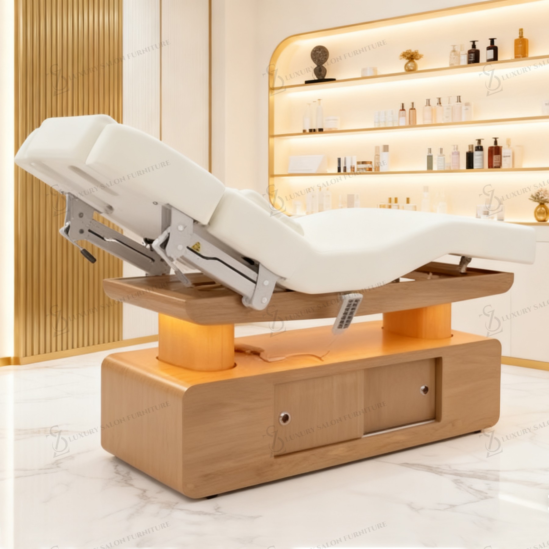 Cama de belleza rosa de lujo c - Spa Wellness Salon reseña y precio