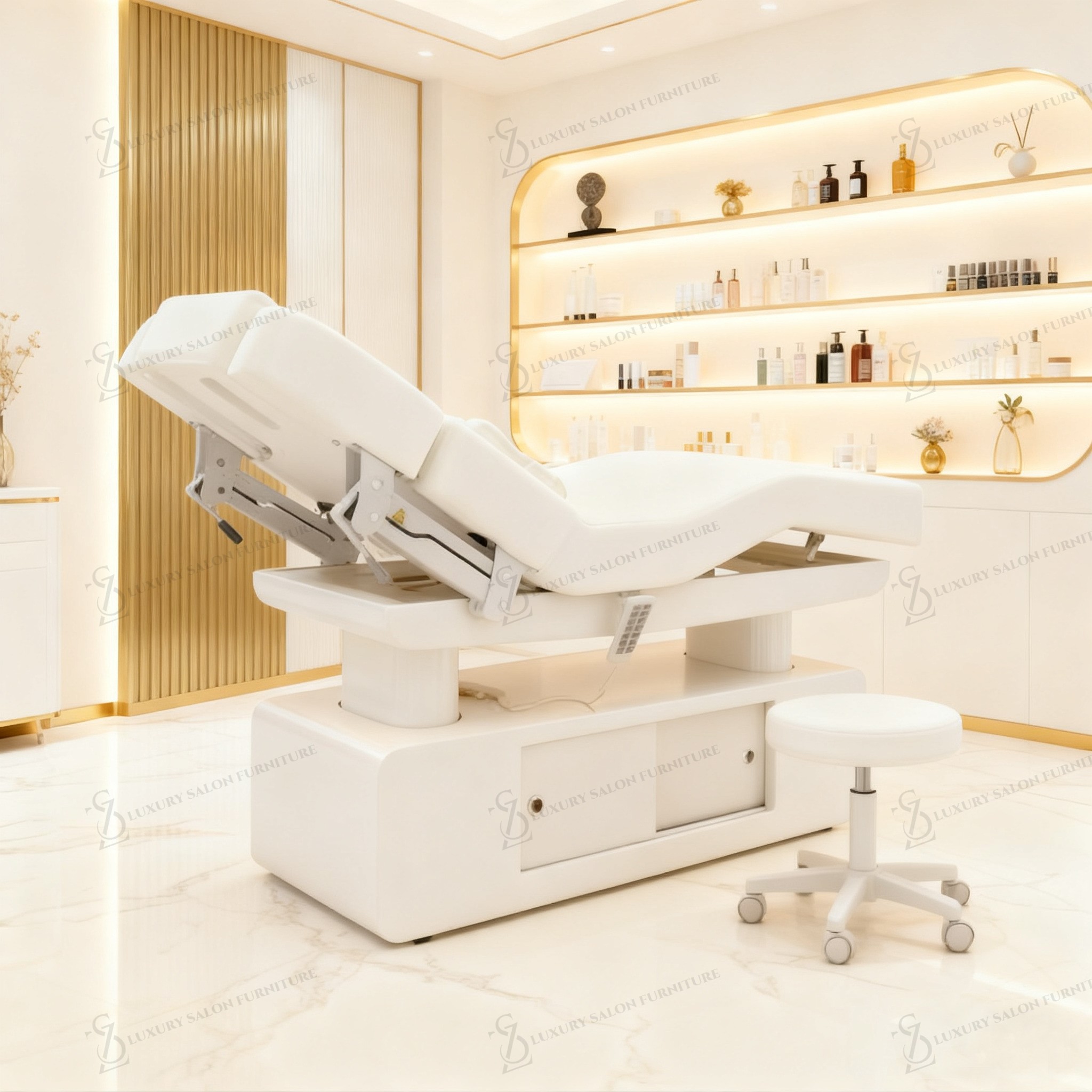 Cama de belleza rosa de lujo c - Spa Wellness Salon reseña y precio